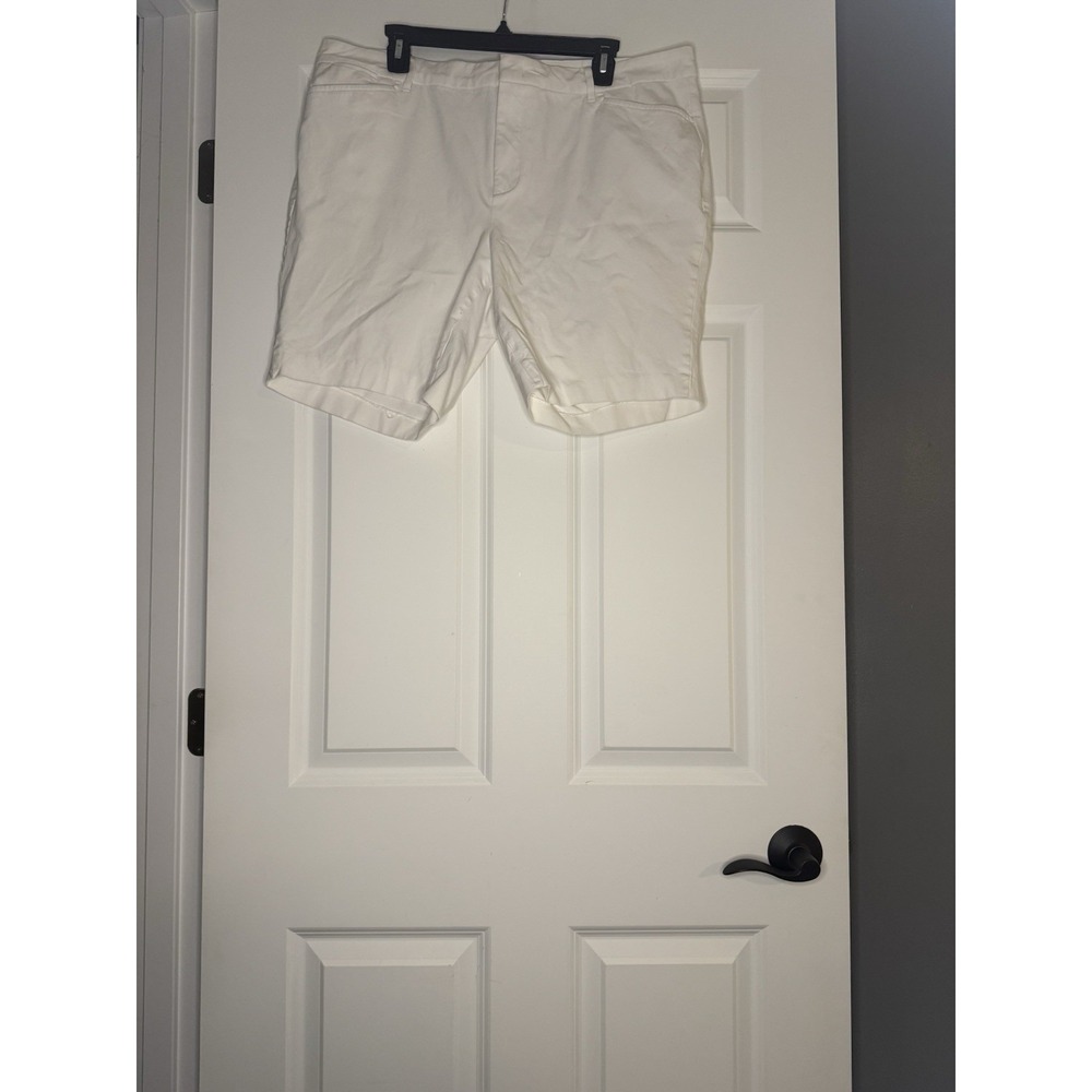 Not Your Daughters Jeans White Shorts 16w Lift Tuck Technology